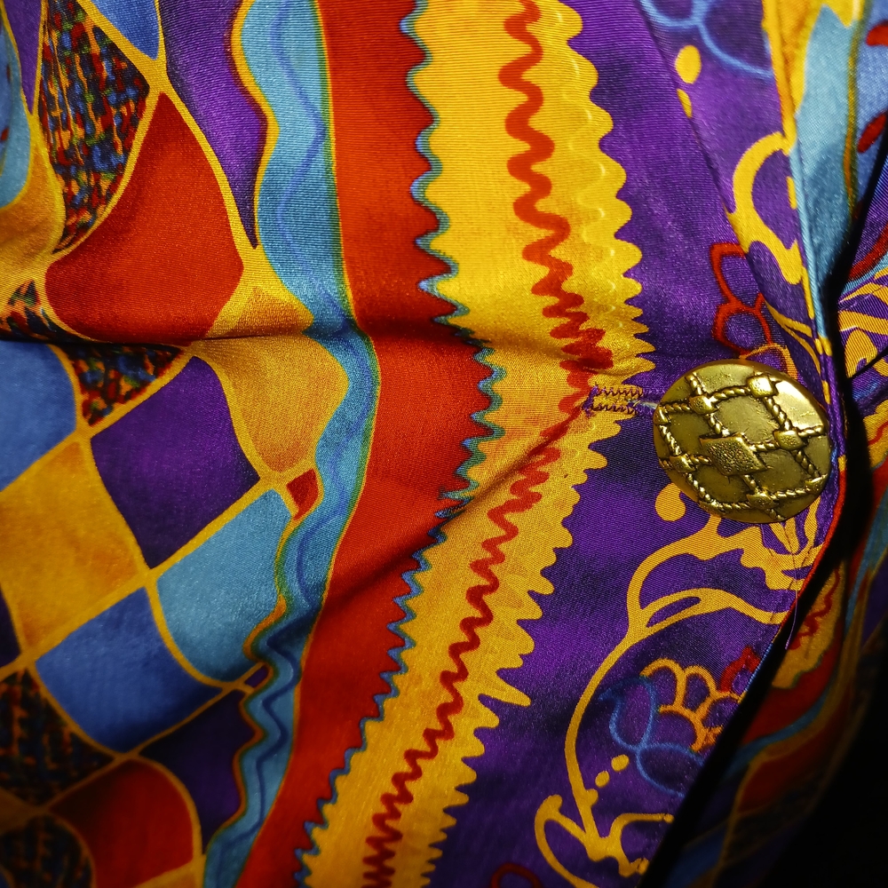 Colorful Women's Bomber Jacket - Picture 4 of 4